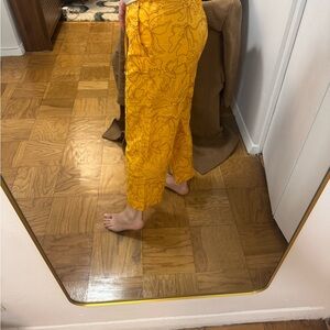 C&C California Sunburst Yellow Floral Pants